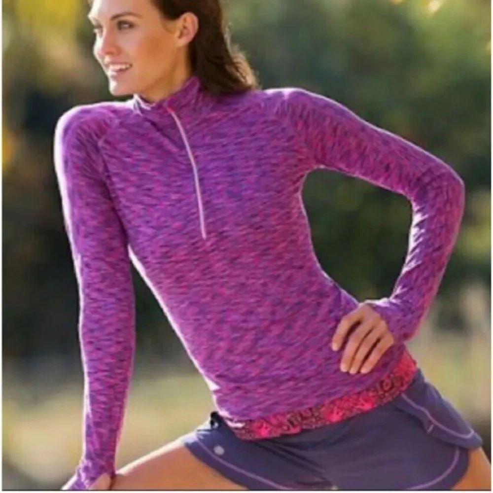 ✨ ATHLETA Mendoza Space Dye Pullover Half Zip✨